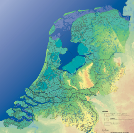 Landschappelijke constitutie van Nederland - Basiskaart - beeldschermkwaliteit - Alterra Wageningen UR - okt 2015 kopie