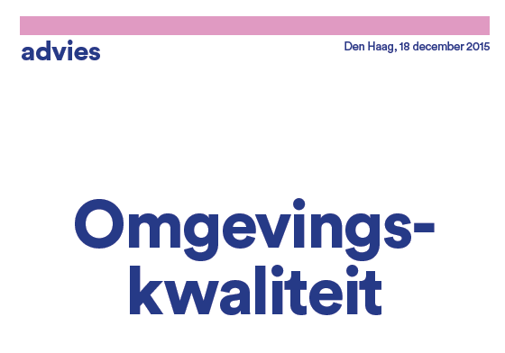 Omgevingskwaliteit advies voorpagina