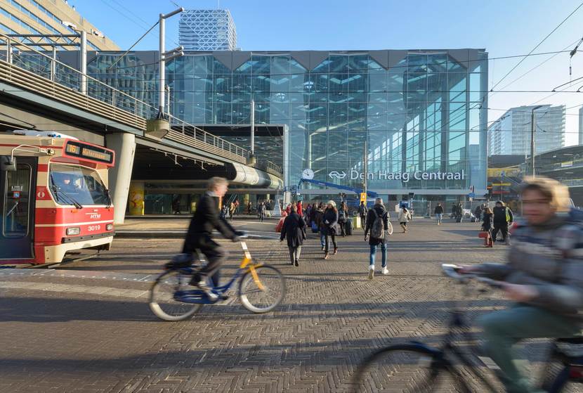 fietsen in de stad