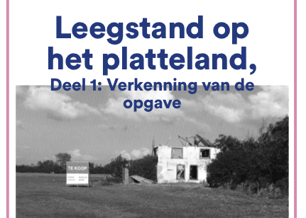 Leegstand op het platteland