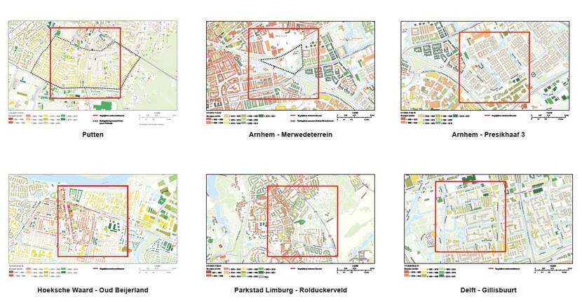 Locaties verdichtingsstudie Flexwonen