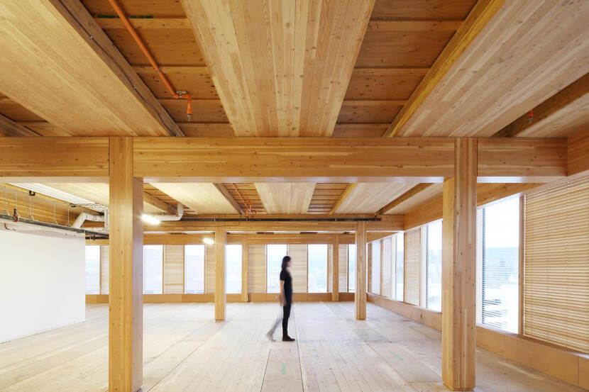 Hout Design en Innovatie Centrum in Canada ontworpen door Michael Green